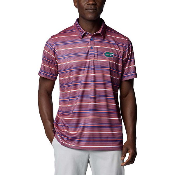 

Мужская поло orange florida gators pfg super terminal tackle omni-shade stripe Columbia