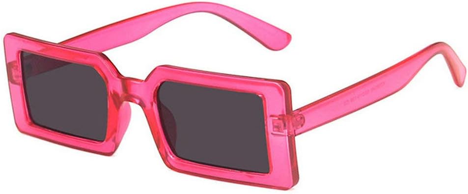 

Новые солнцезащитные очки 2020 года в квадратной оправе салатового цвета для женщин и мужчин. Модные солнцезащитные очки в прямоугольной оправе желтого цвета mincl, Purple