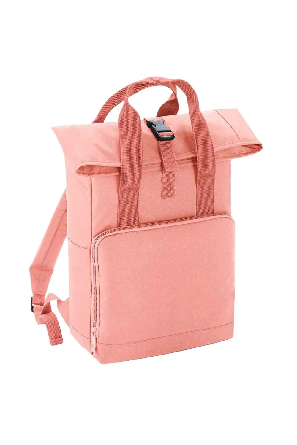 

Рюкзак Roll Top с двойной ручкой Bagbase, розовый