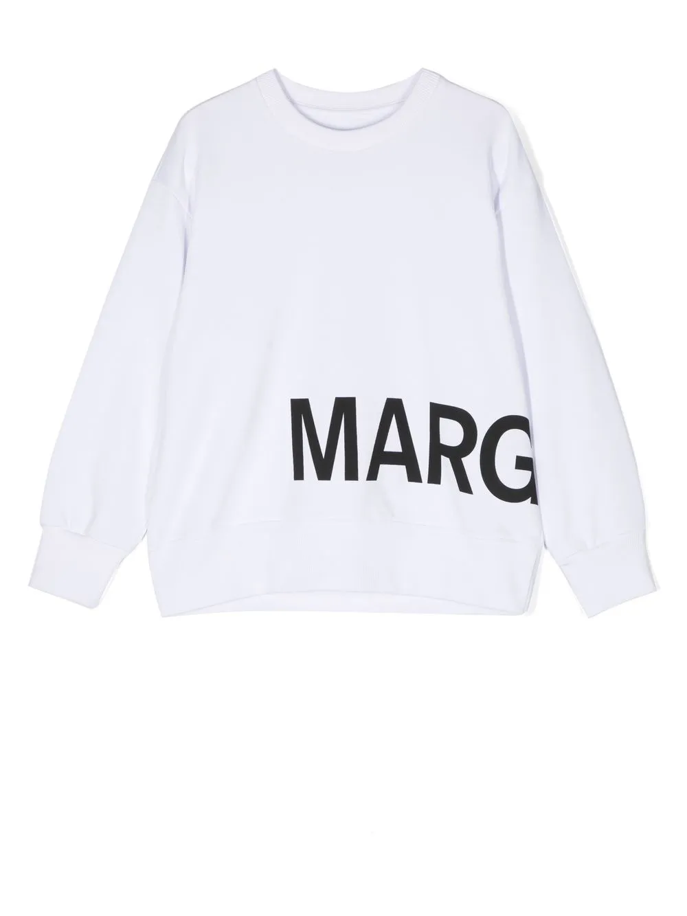 

Толстовка с логотипом MM6 Maison Margiela Kids, белый