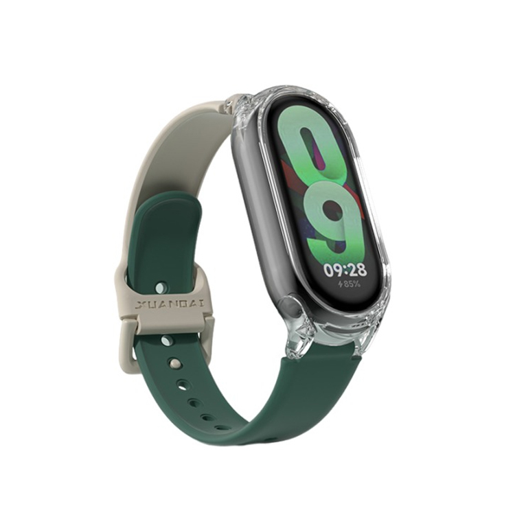 

IBOANN Часы Strap Xiaomi Compatibility Silicone Material, Vintage White & Jasper[2 Pack Manual Color Matching]