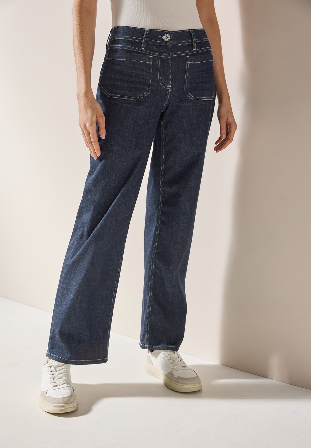 

Джинсы прямого кроя Street One, цвет Blau