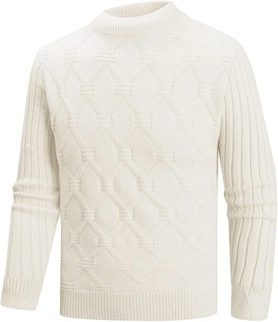 

Свитер мужской с воротником-стойкой, Stretch, Slim Fit Cambkatl