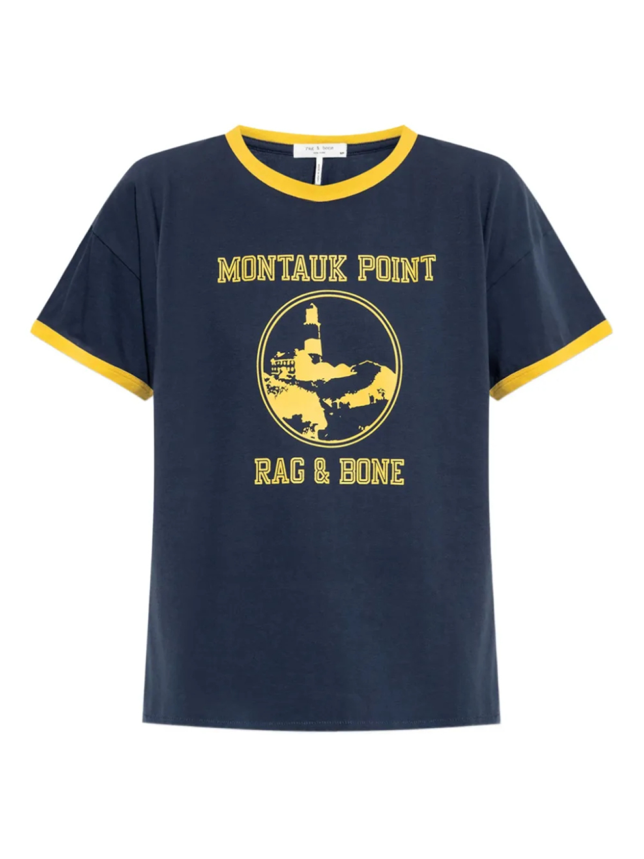 

Футболка с графическим принтом Montauk Point rag & bone, синий