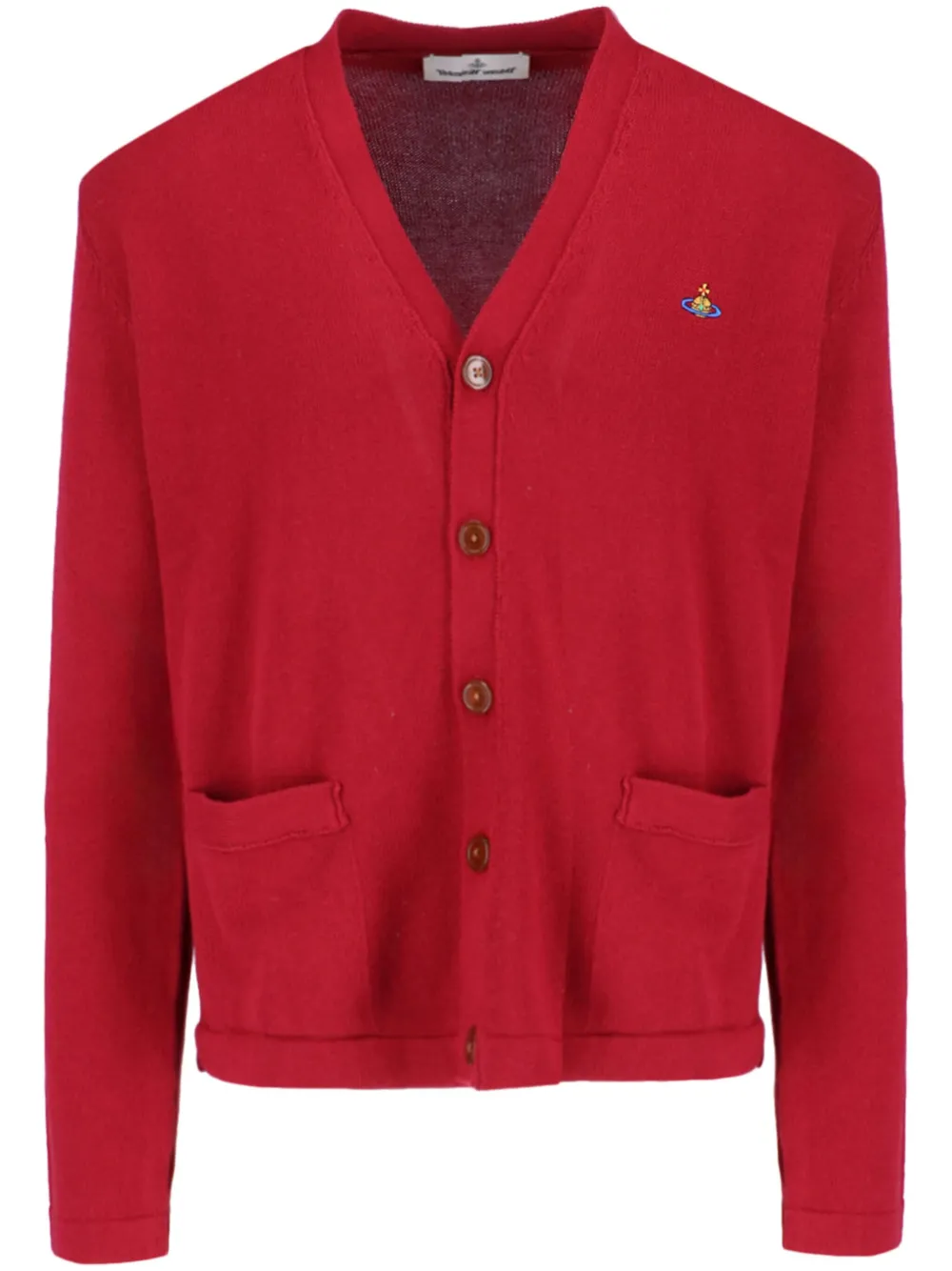 

Кардиган с вышивкой Orb Vivienne Westwood, красный