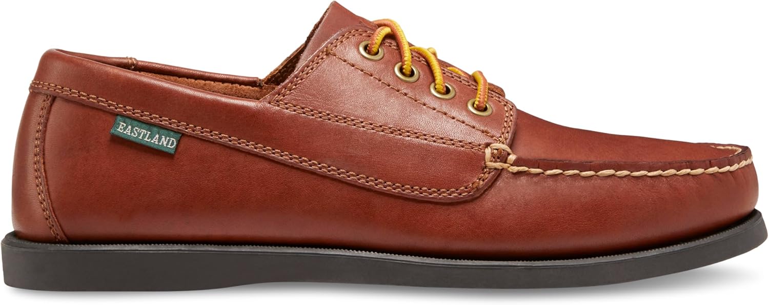 Мужские мокасины Eastland Falmouth с четырьмя отверстиями для шнурков, Tan — фото 2