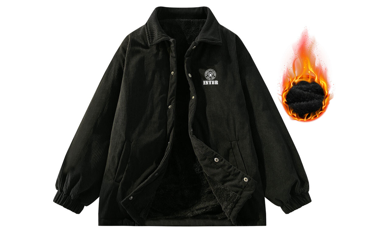 

Куртка унисекс F.C. Internazionale Milano, цвет Coffee (Fleece-Lined and Thickened)