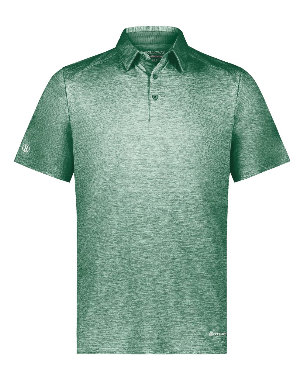 

Поло CoolCore Electrify Holloway, цвет dark green heather