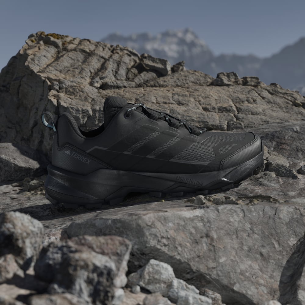 Кроссовки Adidas Terrex Skychaser Ax5 Hiking Shoes, цвет Core Black/Core Black/Semi Flash Aqua — фото 2
