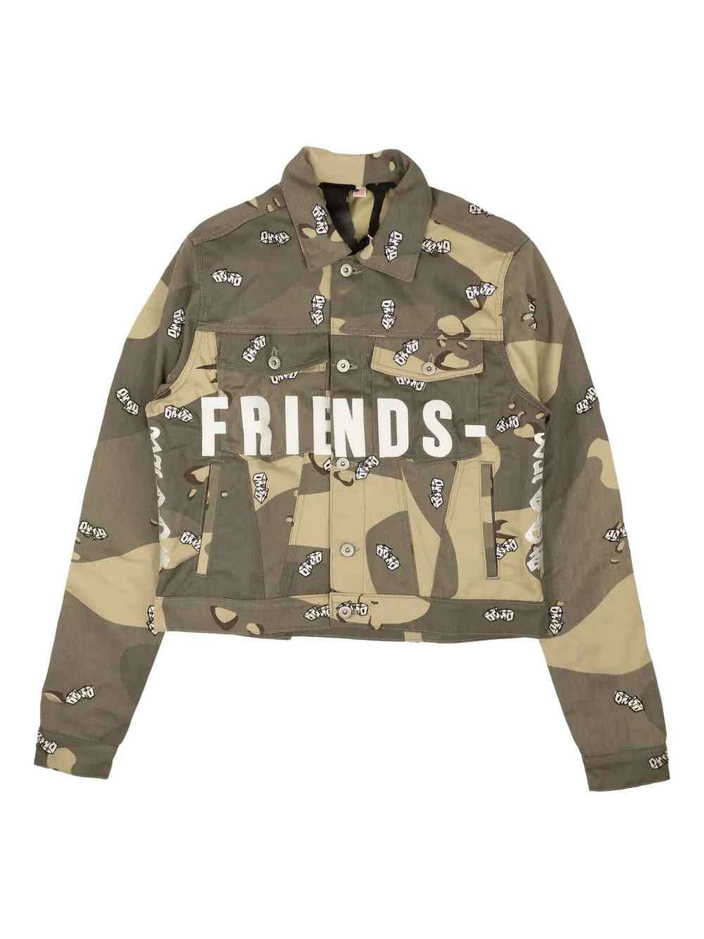 

Джинсовая куртка Camo из коллаборации с Vlone STADIUM, зеленый