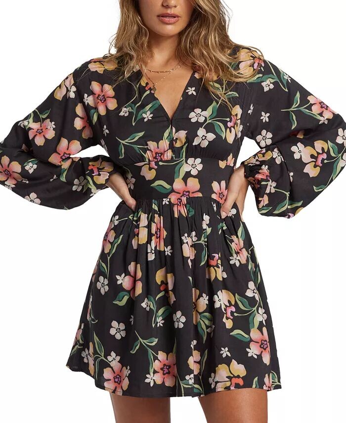 

Платье Night Bloom Mini Fit & Flare для юниоров Billabong, черный
