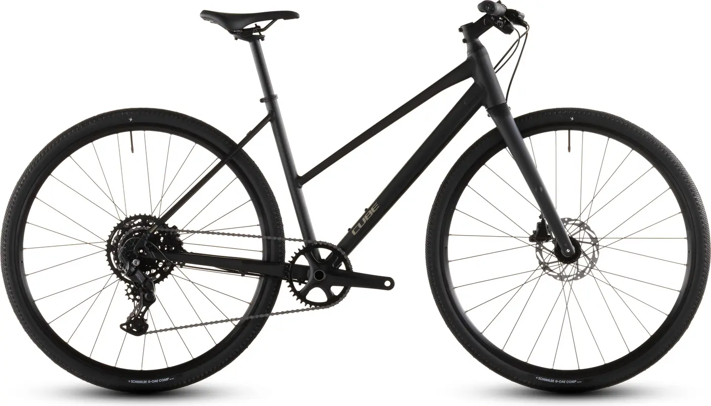 

Городской велосипед Cube nulane pro trapez (2026) - citybike - grey´n´chrome
