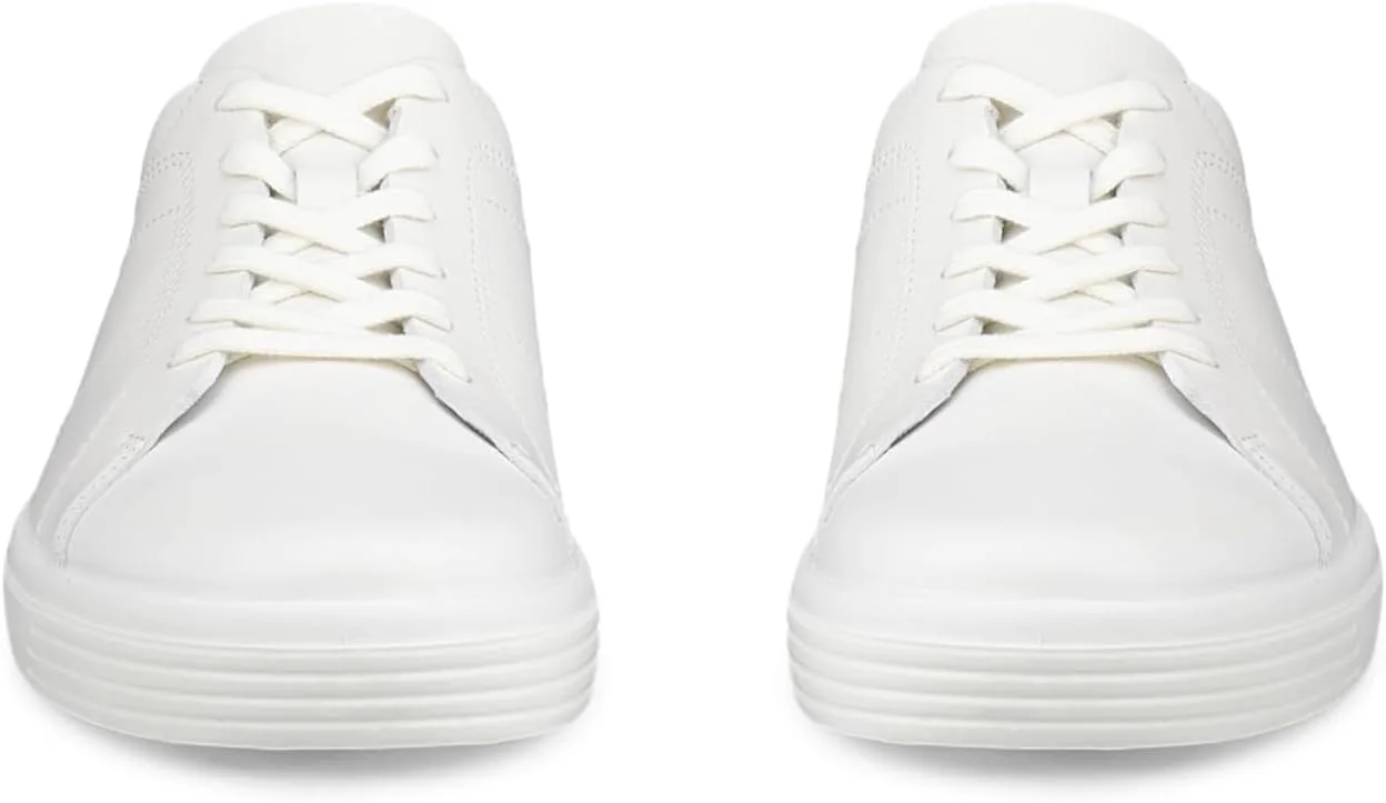 

ECCO Мужские кроссовки Ecco Классические, из натуральной кожи, мужские повседневные кроссовки, белый