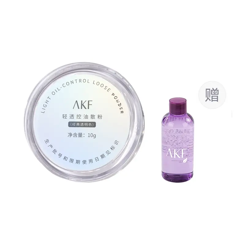

Легкая и прозрачная рассыпчатая пудра для контроля жира без переноса 10г AKF