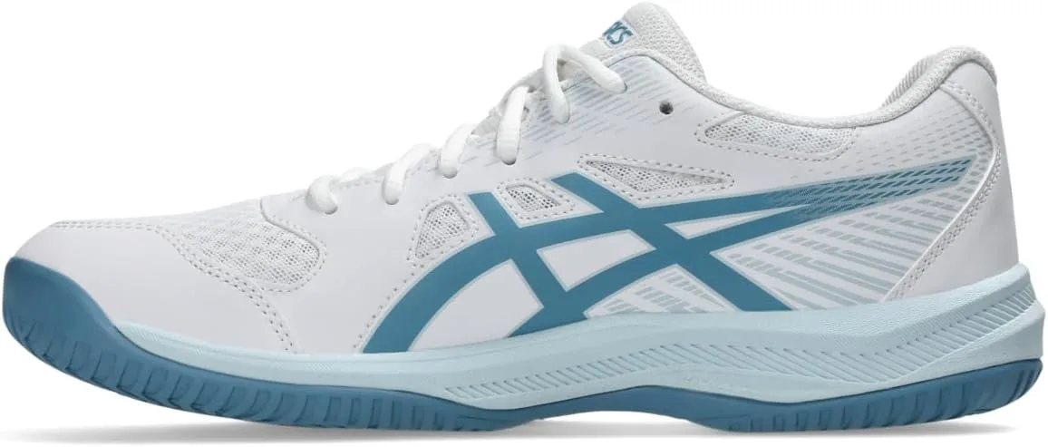 Волейбольные кроссовки Asics Men's Upcourt 6, белый/синий — фото 4