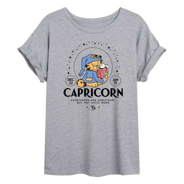 

Детская оверсайз футболка Garfield Capricorn Licensed Character, серый