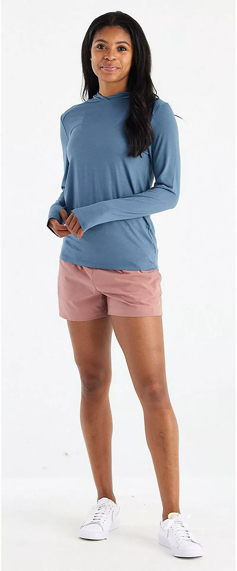 

Женская худи Free Fly бамбукового оттенка II II, цвет Slate Blue