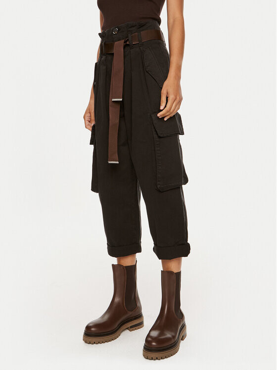 

Брюки карго regular fit Pinko, черный