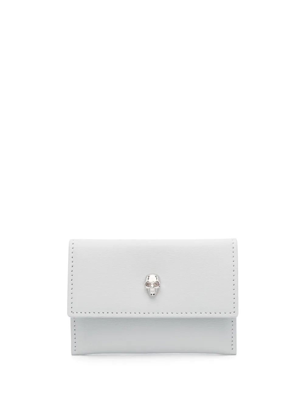 

Кошелек с декором Skull Alexander McQueen, серый