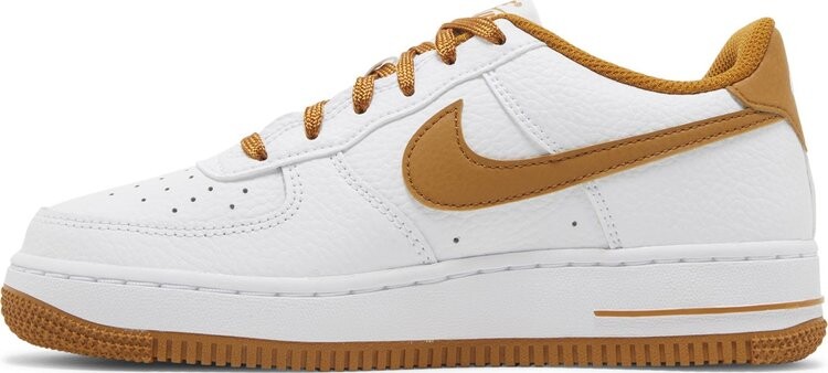 Кроссовки Air Force 1 GS 'White Desert Ochre', белый — фото 3