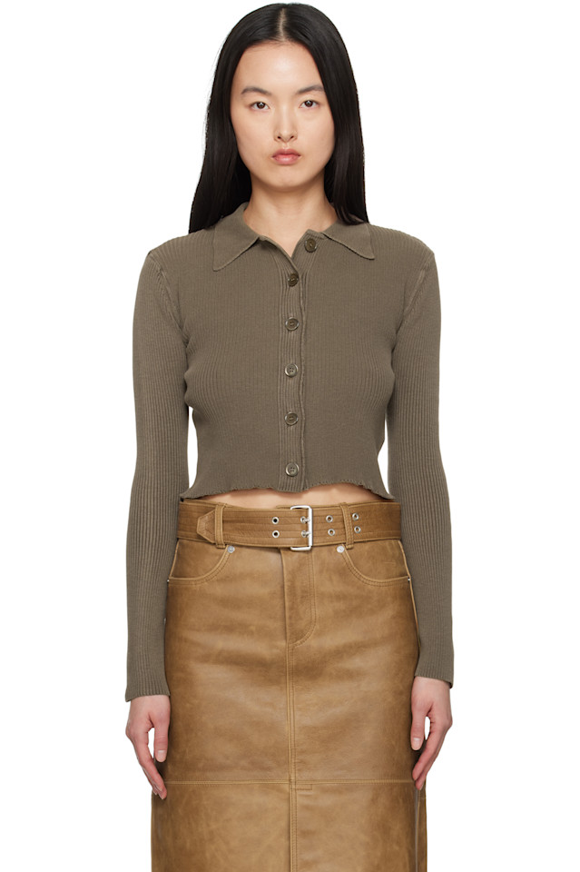 

Кардиган Mazzy polo Our Legacy, цвет tobacco clean cotton