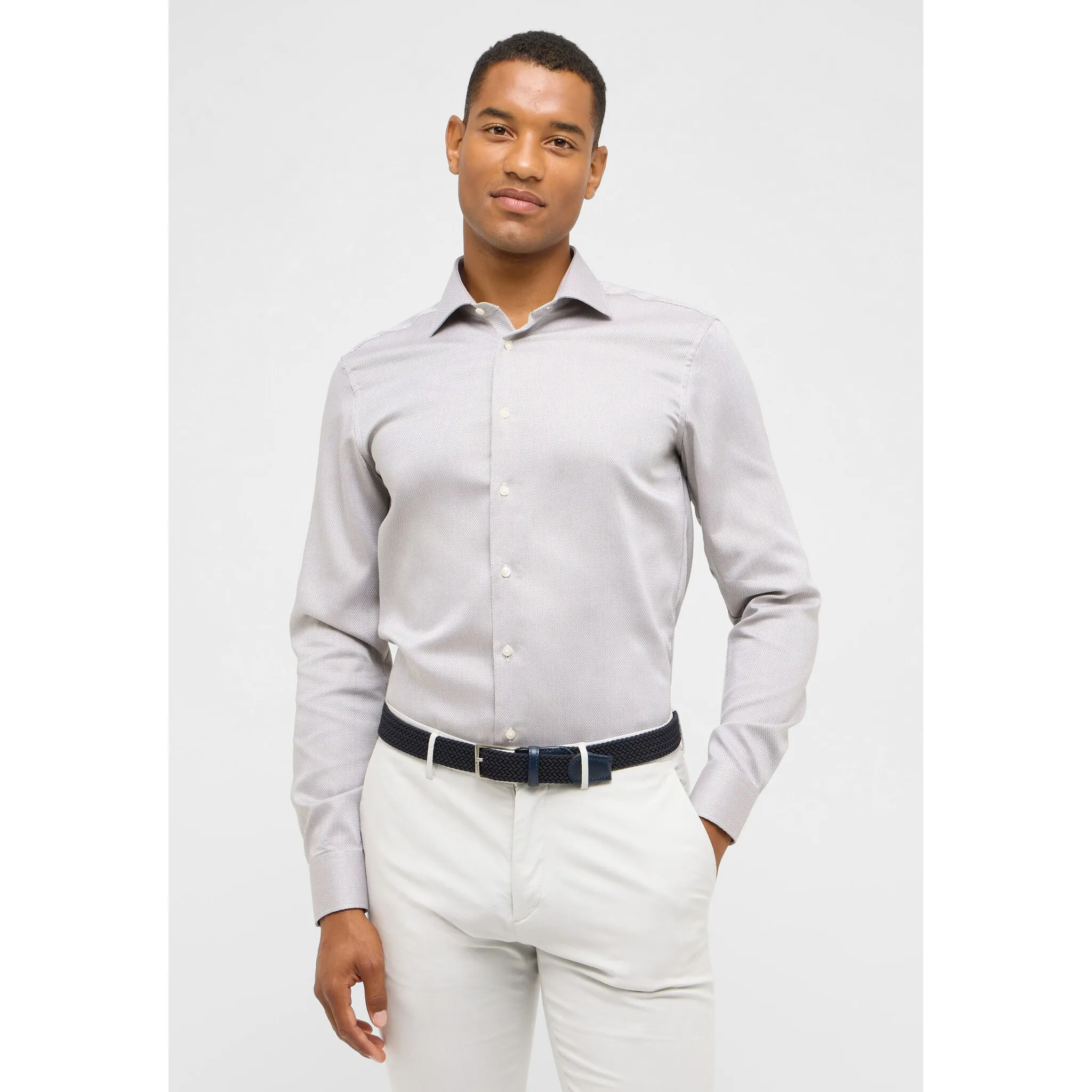 

Рубашка Eterna с длинными рукавами "SLIM FIT", коричневый