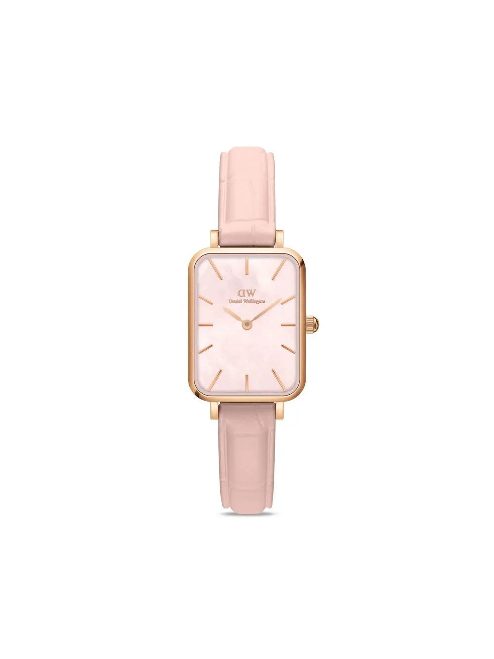 

Наручные часы Quadro Pressed Rouge 20x26 мм Daniel Wellington, розовый