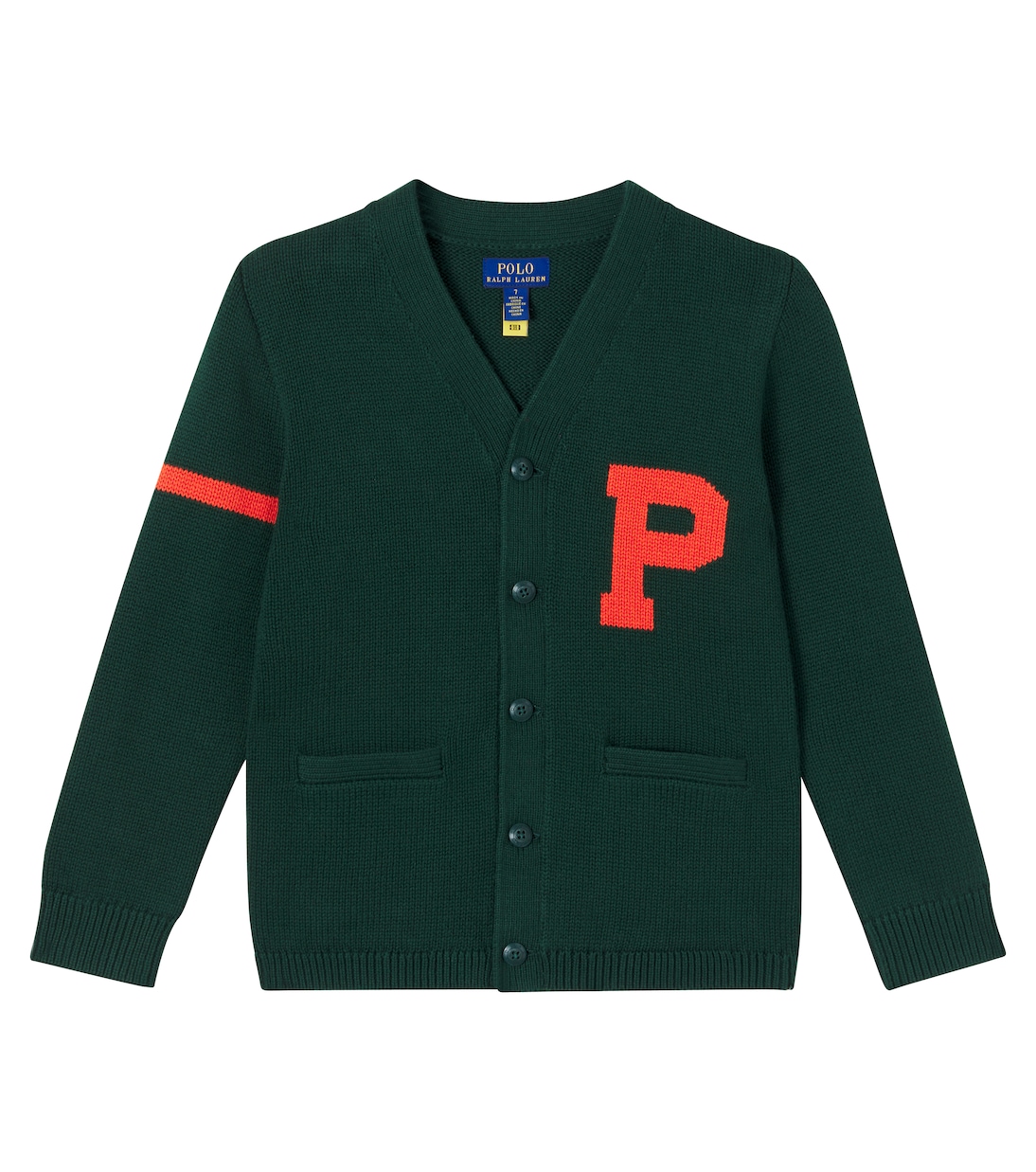 

Хлопковый кардиган Polo Ralph Lauren Kids, Moss Agate Combo