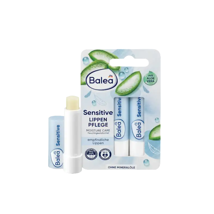 

DM Aloe Vera Бальзам для губ увлажняющий 4.8г*2 в наборе*3 BALEA, 4.8g*2/set*1