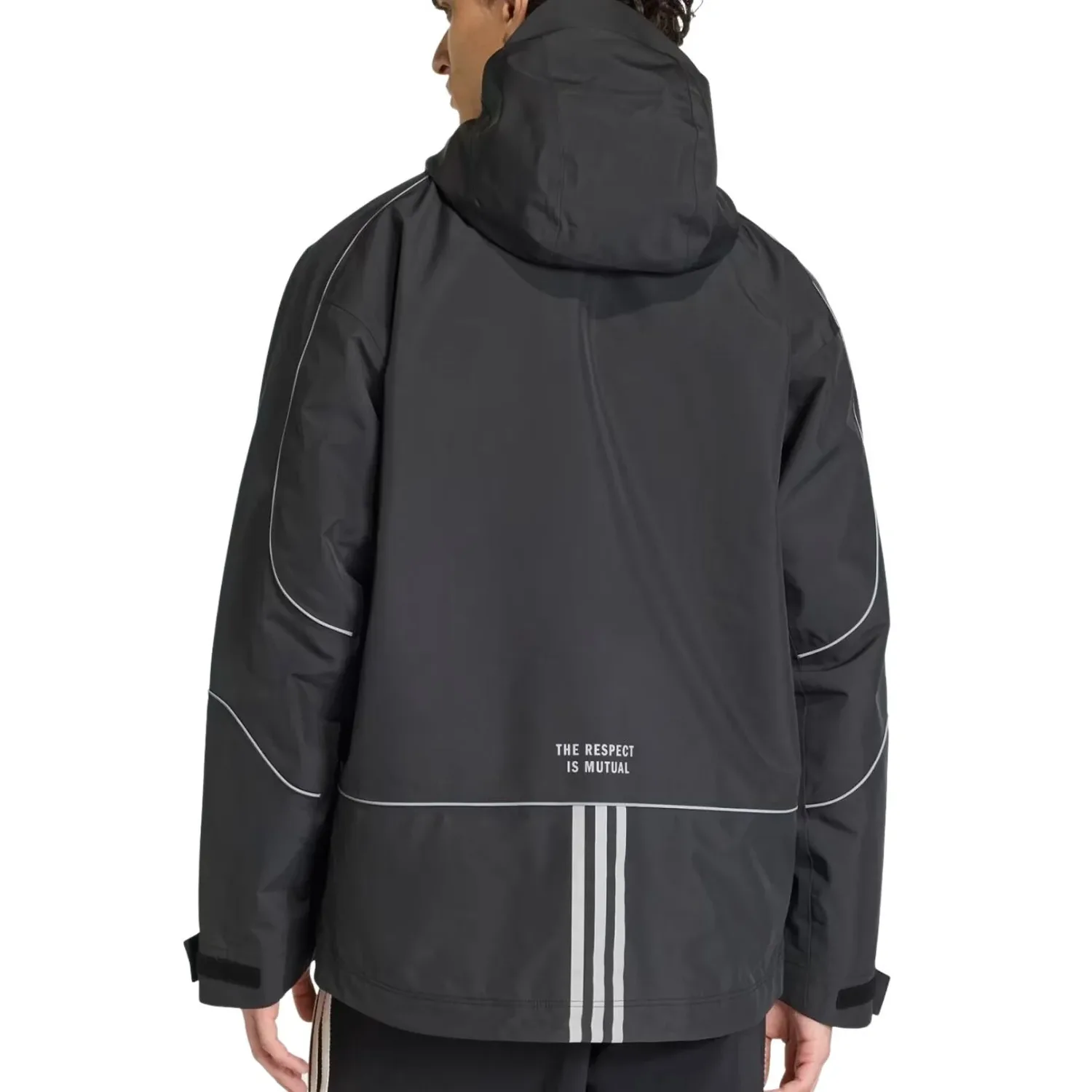 Куртка Adidas Consortium Shell Jacket 'Black' — фото 3