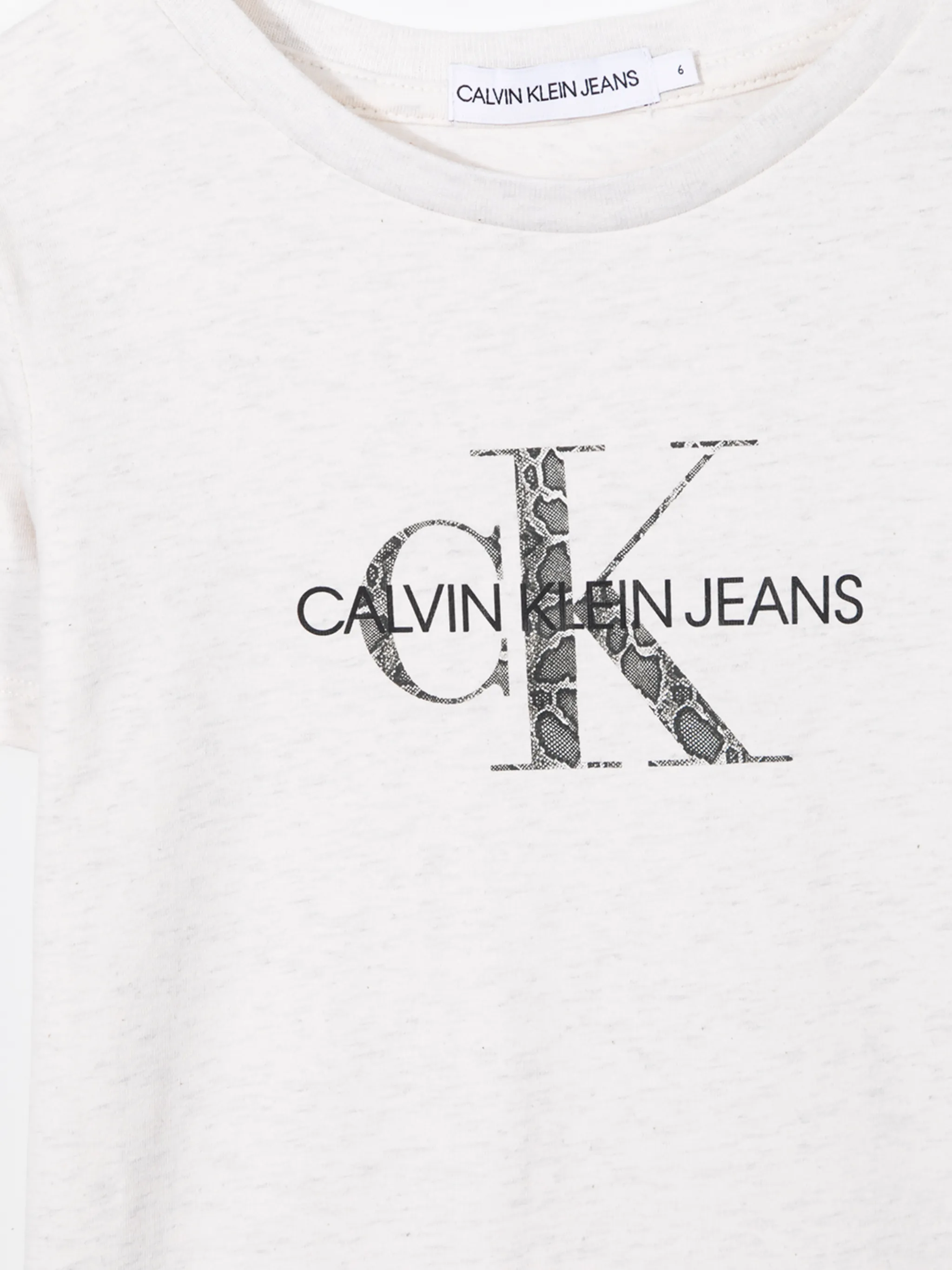 Платье-футболка с логотипом Calvin Klein Kids, нейтральный — фото 3