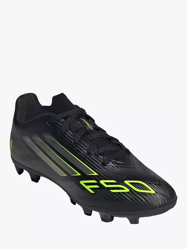 Детские футбольные бутсы F50 Club, черные adidas — фото 2