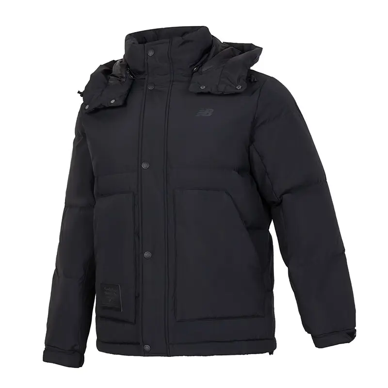 

New Balance Пуховик мужской черный, Black