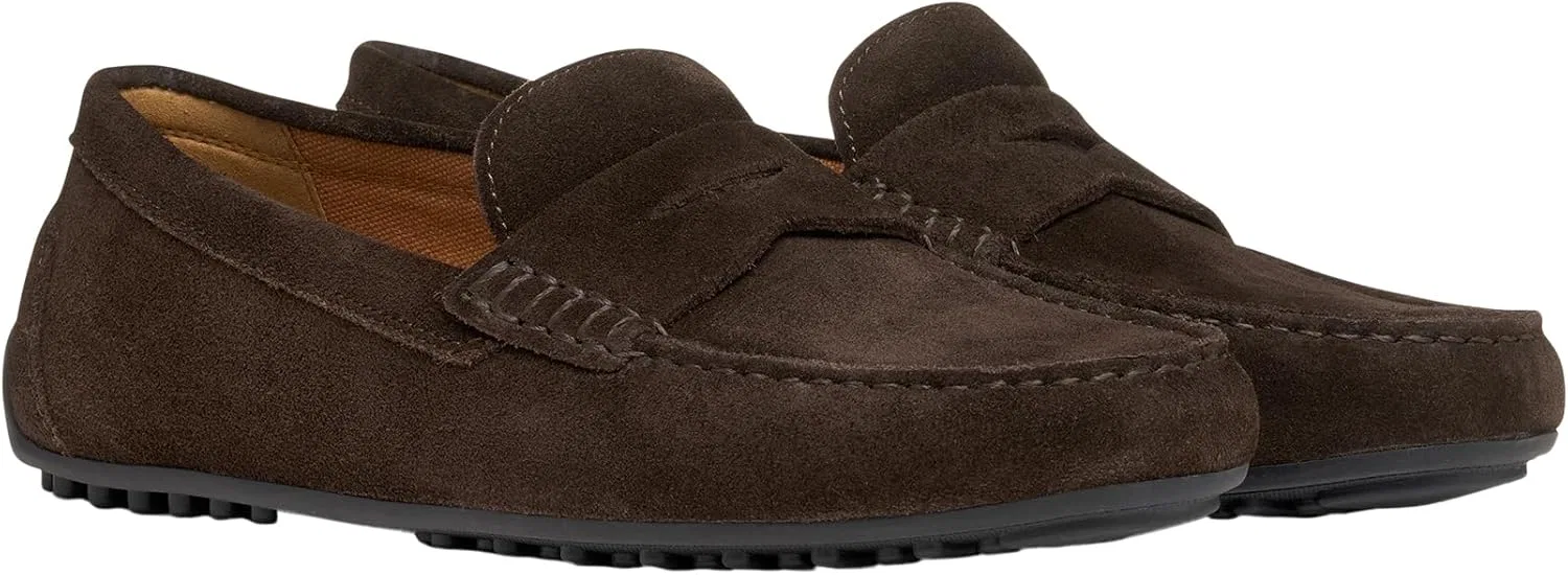 Мужские мокасины Geox U Istria BMoccasin, Dark Brown — фото 4