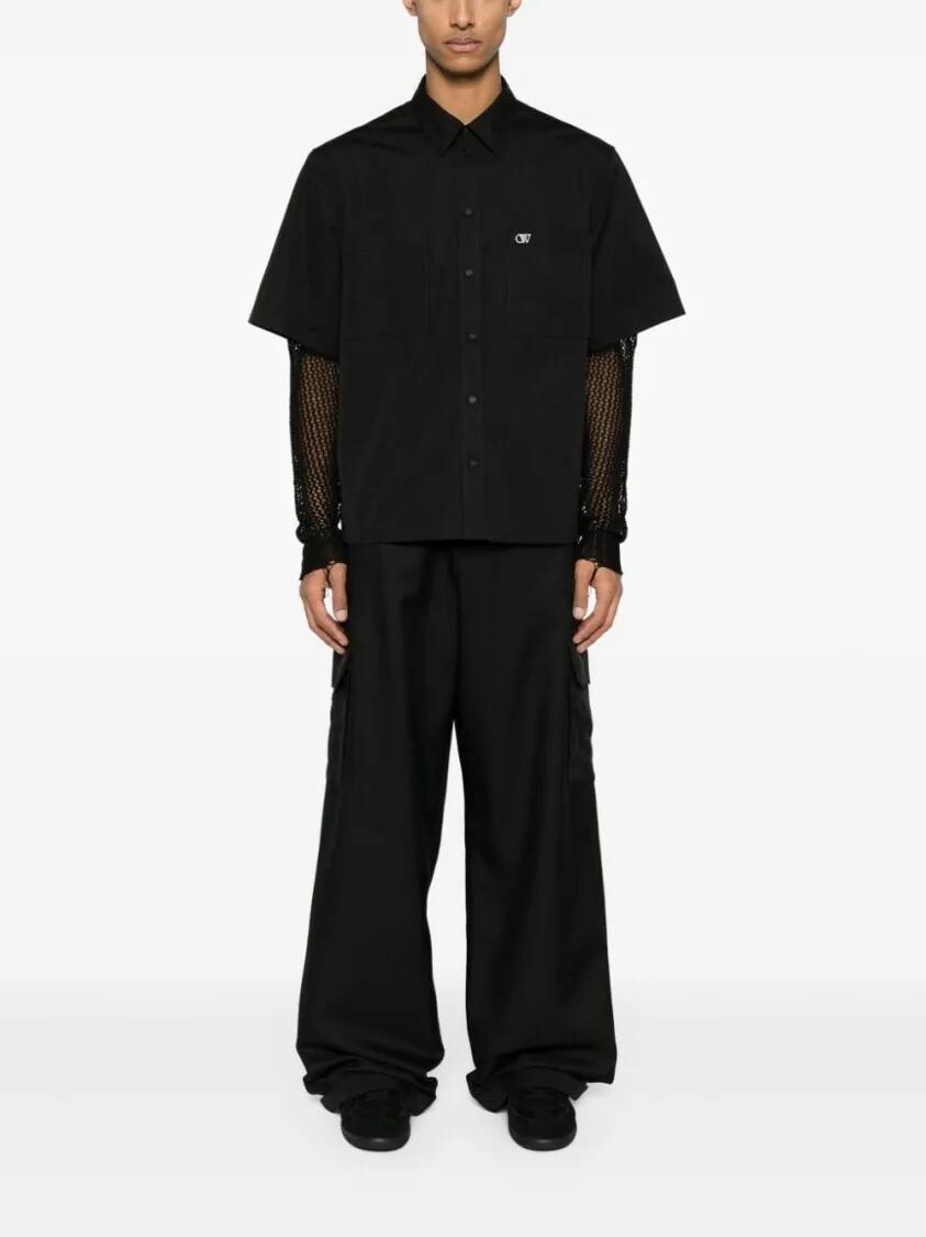 

Брюки с логотипом Off-White, черный