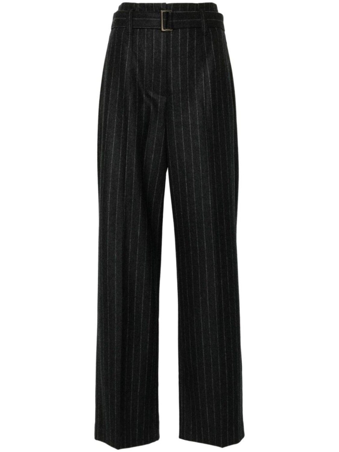 

Brunello Cucinelli прямые брюки в тонкую полоску, серый