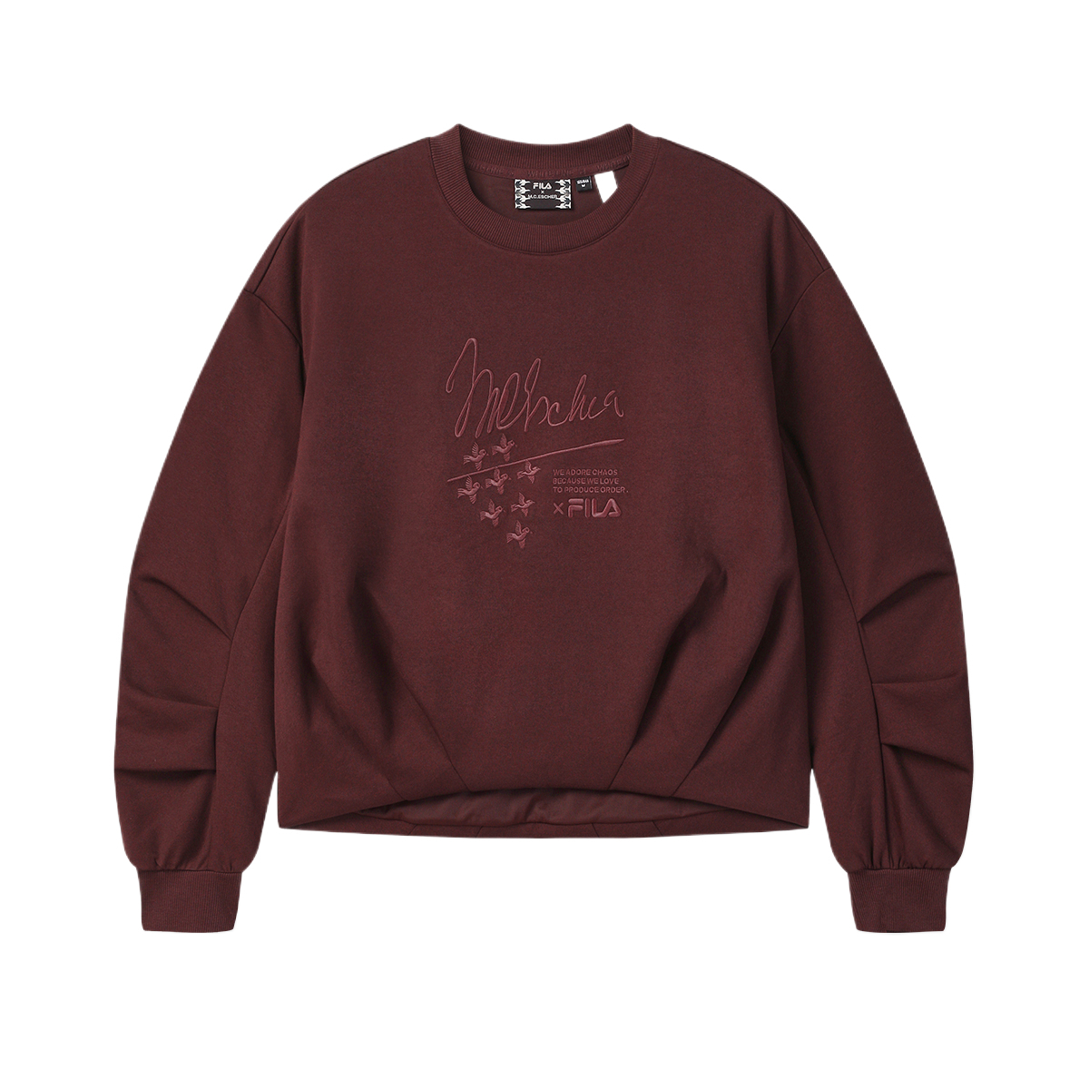 

Толстовка Heritage женская FILA, темно-красный