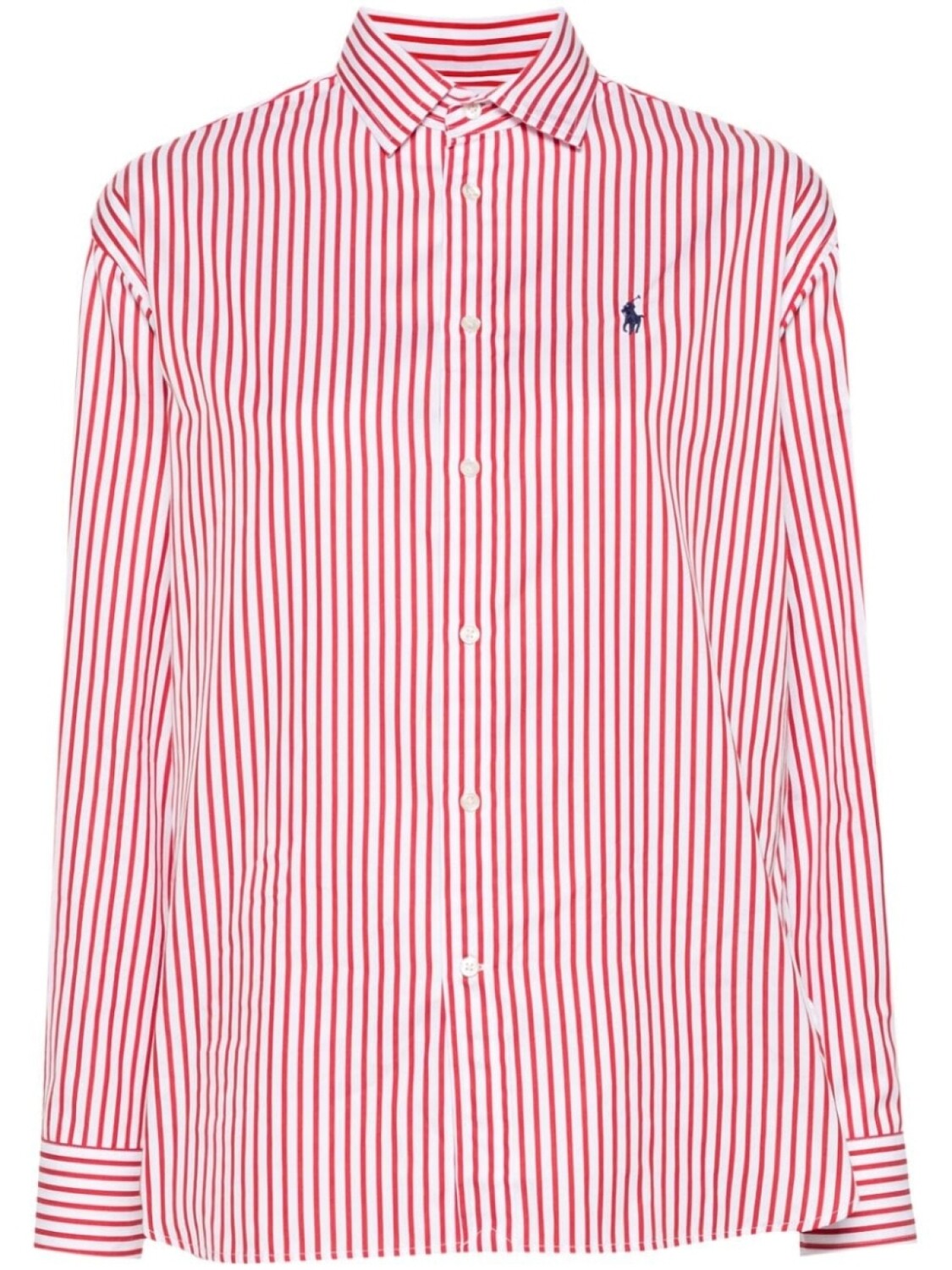 

Polo Ralph Lauren рубашка с вышивкой Polo Pony, белый