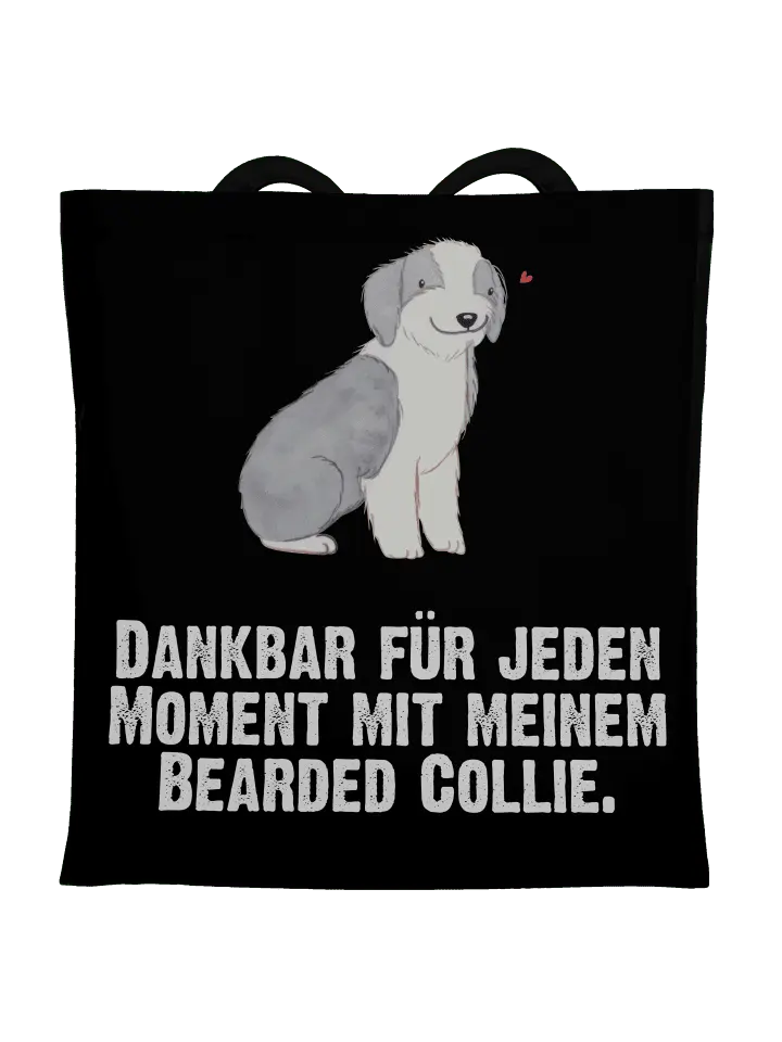 

Сумка для переноски Mr & Mrs Panda Bearded Collie Moment, черный