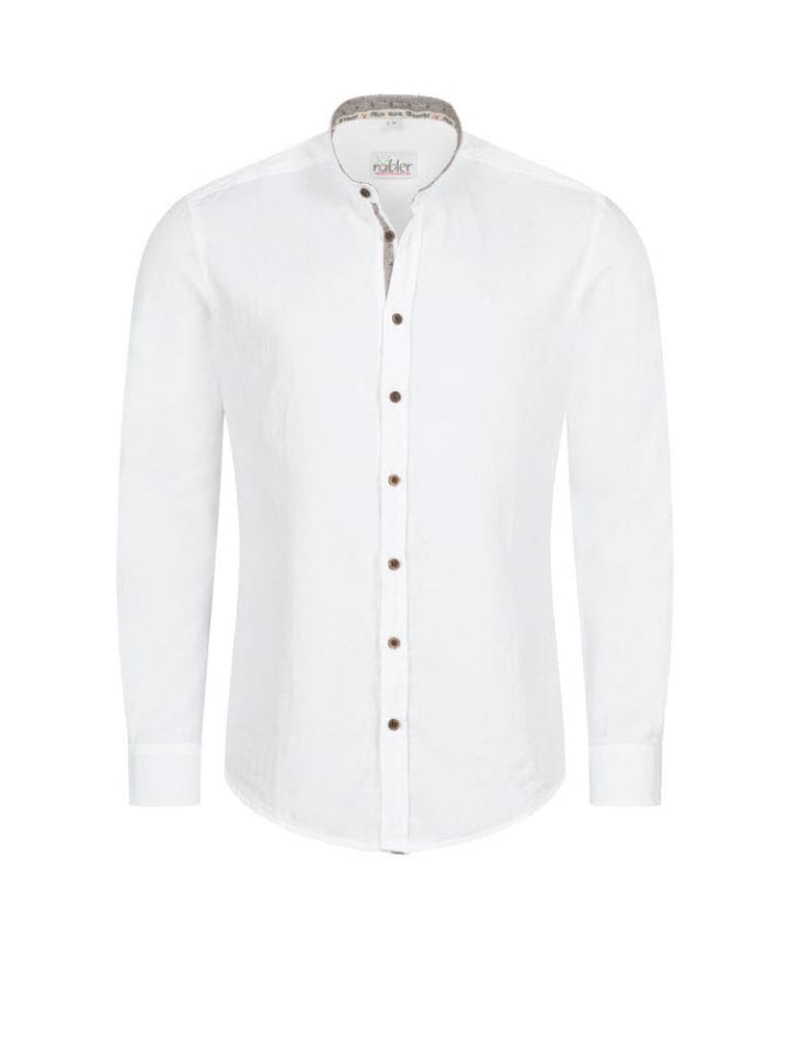 

Традиционная рубашка с длинными рукавами Peer в белом цвете Nübler