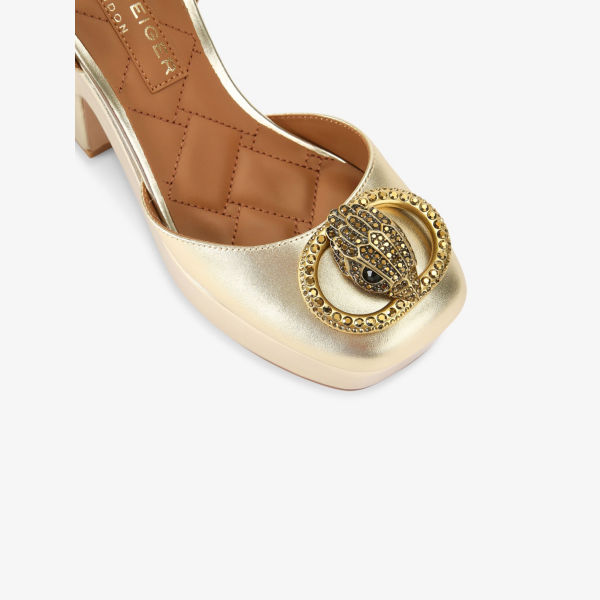 Туфли-челси Kurt Geiger London на платформе, золотой — фото 3