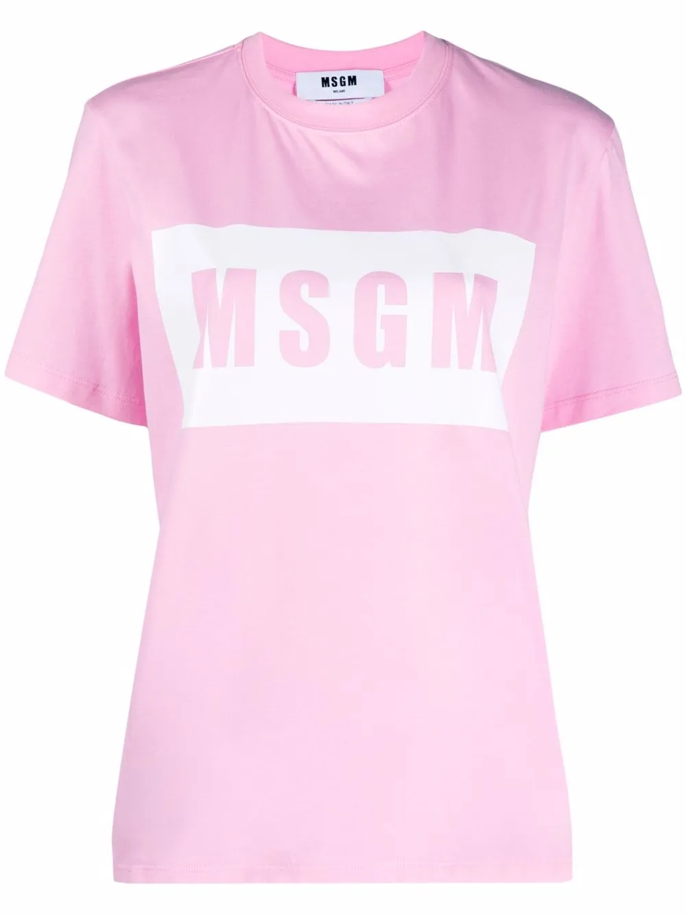 

Футболка с логотипом MSGM, розовый