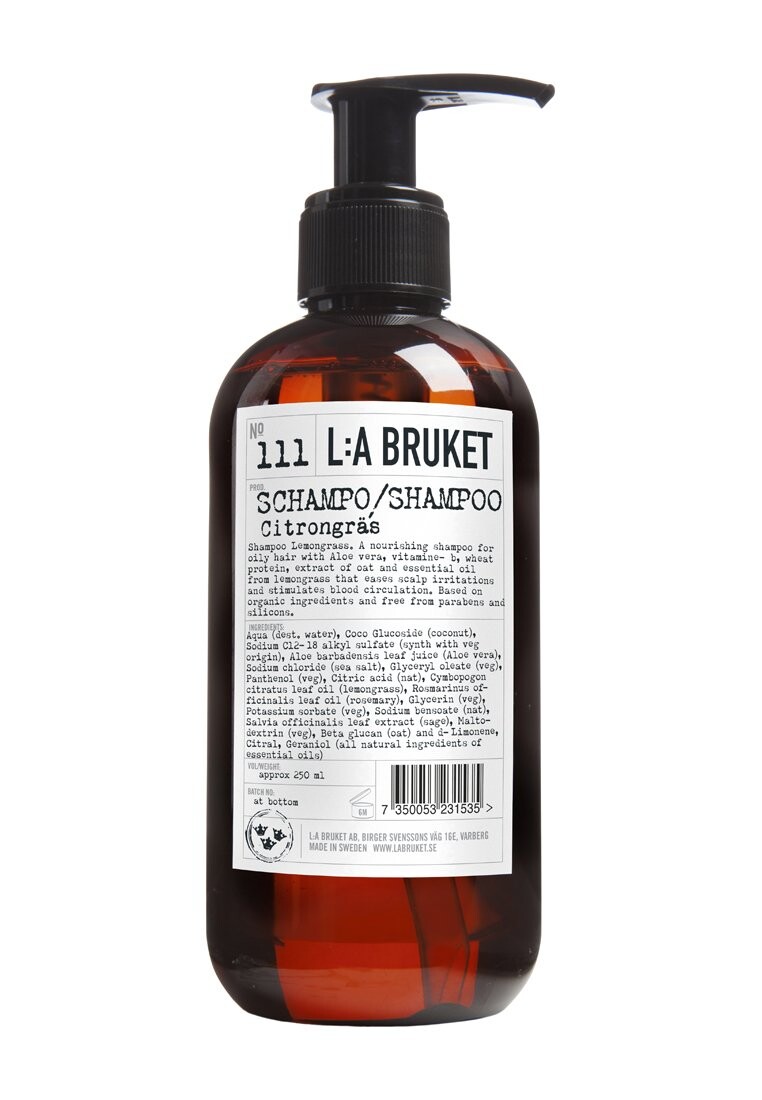 

Шампунь SHAMPOO L:A Bruket, цвет no.111 lemongrass