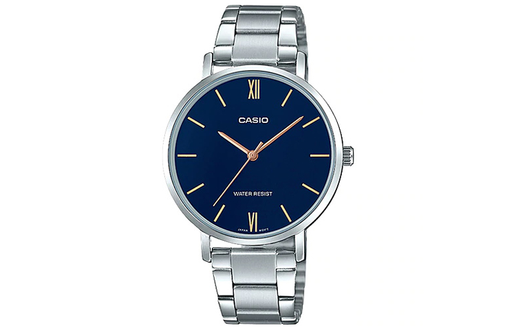 

CASIO Часы Women's Standard Series Blue Watch LTP-VT01D-2B, Blue Dial