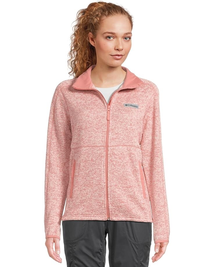 

Куртка Columbia Sweater Weather Full Zip II, цвет Pink Agave/Dusty Pink Heather