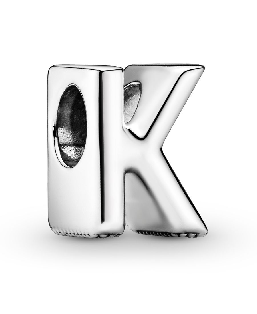 

Подвеска из стерлингового серебра в виде рукописного алфавита Pandora, Silver - K