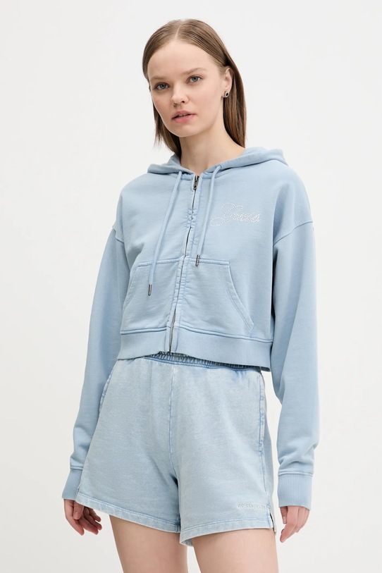 

Хлопковая толстовка Guess Originals, синий