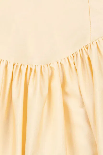 Платье детское с блестящей ткани Marin Dress Konges Sløjd, бежевый — фото 4
