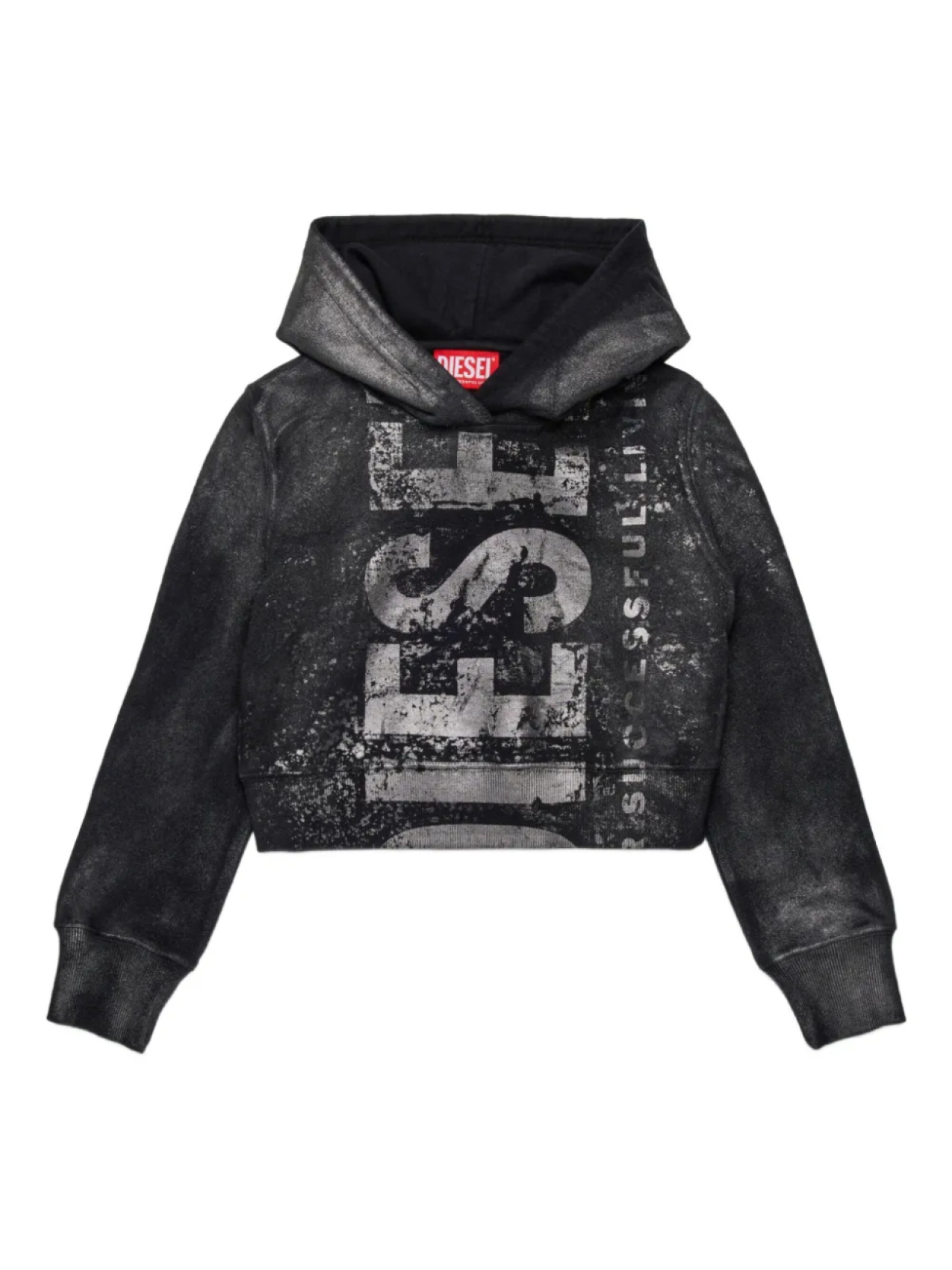 

Diesel Kids худи Slimp, черный