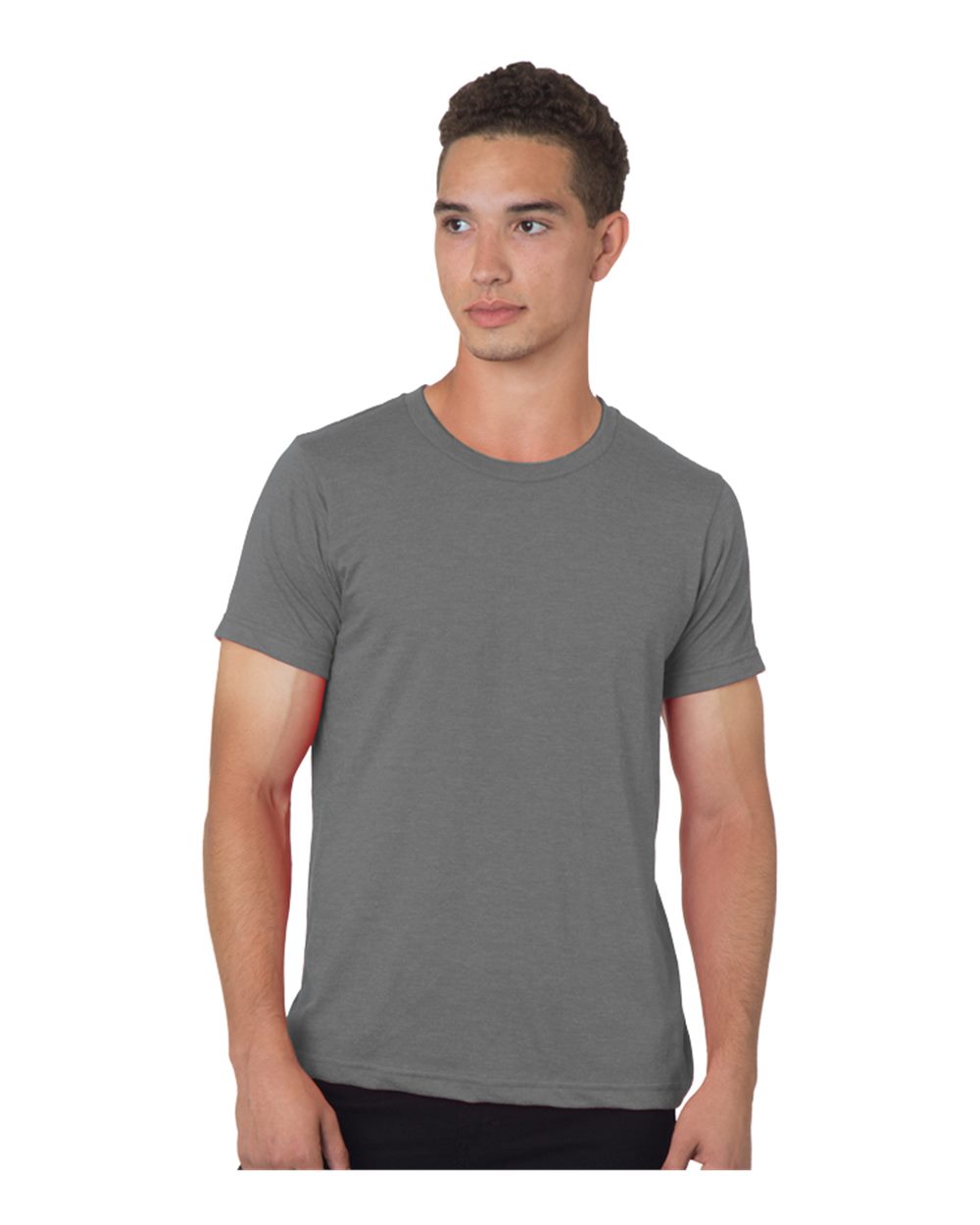 

Футболка из тонкого джерси 50/50 Bayside, цвет heather charcoal